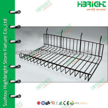 Black Wire 22 &quot;Slat Flat Shelf